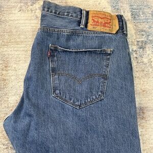 Levi's 501 Men's‎ Button Fly Jeans Size 44x30 Original Fit